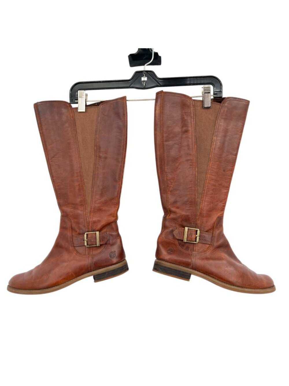 Timberland Earthkeepers Savin Hill Tobacco Brown Leather Riding Boots Size 10